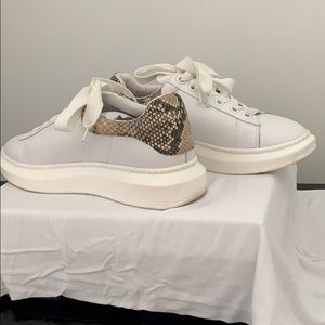 Steve Madden Platform Snakeskin Sneakers